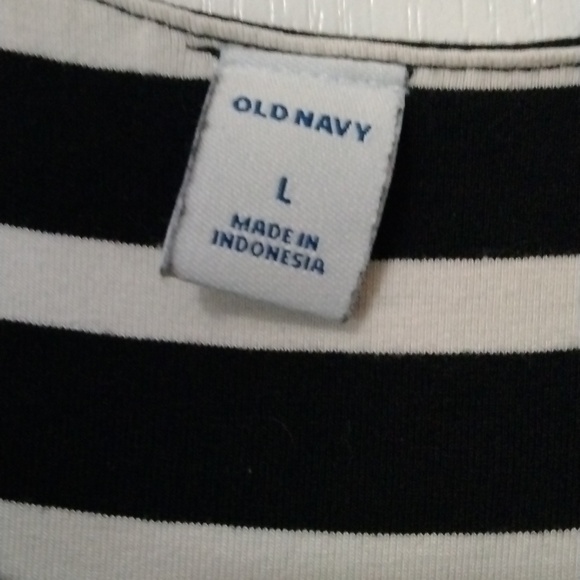 Long striped casual dress - Picture 3 of 3